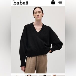 Babaa Jumper no75 in Black OS